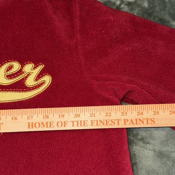 Vintage Disney Winnie The Pooh Tigger Fleece Hoodie Women's 1X Red 1/4 Zip - Picture 11 of 11